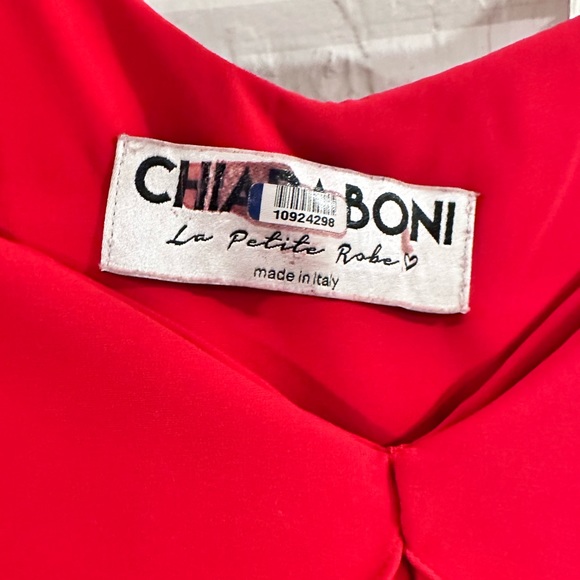 La Petite Robe di Chiara Boni Red Whitney Gown Maxi Dress in Size 48 - Picture 6 of 10
